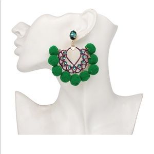 NWT Charm Bohemian Drop Dangle Statement Earrings